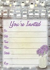 Youre Invited Rustic Invitations - 25 Invites...