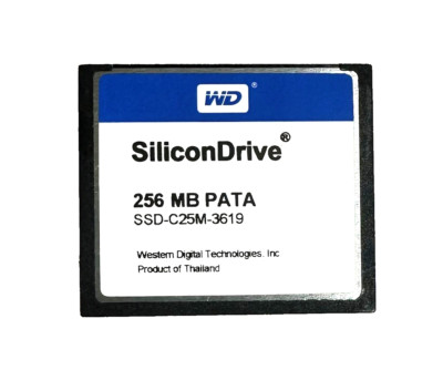 SSD-C25M-3619-256MB WD 256MB COMPACT FLASH SILICON DRIVE
