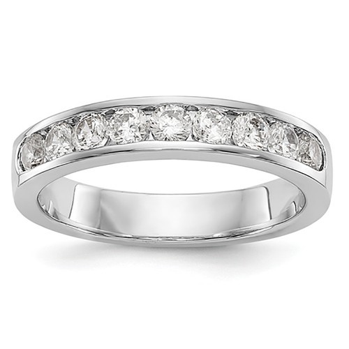 0.55 Carat Wedding Ring Band selectable 14K White, Yellow or Rose Gold Channel - 第 2/33 張圖片