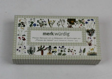 merkwürdig Pflanzen Merkspiel mit 20 Bildpaaren, von O. Schmeil & Fitschen 1913