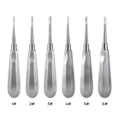AZDENT Dental Teeth Elevator Tools Stright Tip/Curved Tip Surgical Instrument