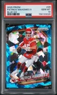 2025 Panini Prizm Patrick Mahomes Blue Ice /99!! CHIEFS!! PSA 10