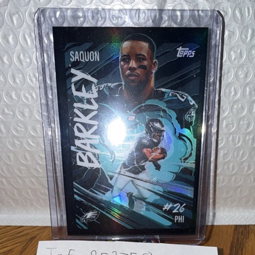 2025 Topps Chrome Saquon Barkley Base (RAW)