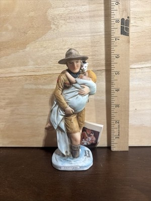 A Scout is Helpful, Dave Grossman, Norman Rockwell Figurine  eb10
