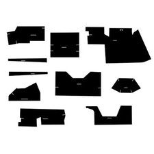 Cab Foam Cab Kit With Headliner - Black Fits Case 770 870 970 1070 1170 1175