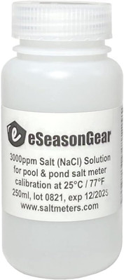 eSeasongear 3000 PPM Salt Meter Tester Calibration Solution, 230 ml, for SALT...