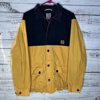Carhartt WIP Work In Progress Clark Jacket Two Tone Corduroy Collar Fits Medium
