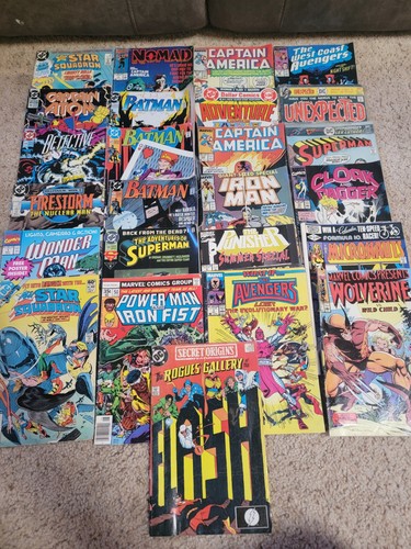 25 Comics Lot DC & Marvel nur Leser 70er bis Anfang 00er Schlüssel & mehr zufälliger Mix