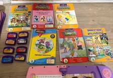 Leapfrog Learning System Lot Purple 2001 Vtg ...
