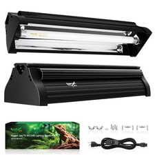T5 UVB Reptile Light Fixture HO UVB Bulb Lighting Combo Kit 8W Reptile Light ...