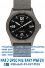 MWC N.A.T.O Certified Titanium Military Watch, 300m WR Rated & Sapphire Crystal