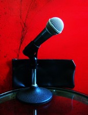 Vintage 1990s Shure Beta 58 / SM58 cardioid dynamic microphone w accessories USA