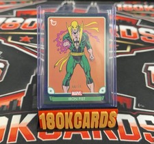 2026 Topps Brooklyn Collection Marvel Captain America Iron Fist Black #/75