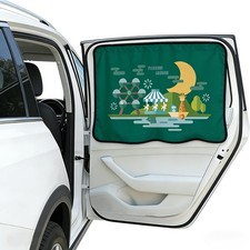 Magnetic Car Window Shade for Baby, Blackout Car Window Curtain, Car Shades for