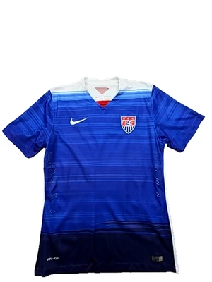 Maillot de football Nike Dri-FIT homme taille M manches courtes col en V athl... - Photo 1/4