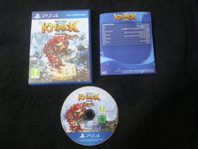 PS4: KNACK II 2 - Complete, ITALIAN! PLAYSTATION 4 PS5 - 24/48H DELIVERY