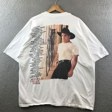 Vintage Garth Brooks Sevens World Tour 1998 Hanes Beefy T Shirt XXL