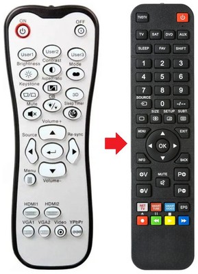 Fernbedienung geeignet für OPTOMA UHD35X | UHD38X | UHD50X