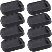 Furniture Caster Cups 8 Pack Rubber Wheel Stoppers Anti Slip Floor Protectors