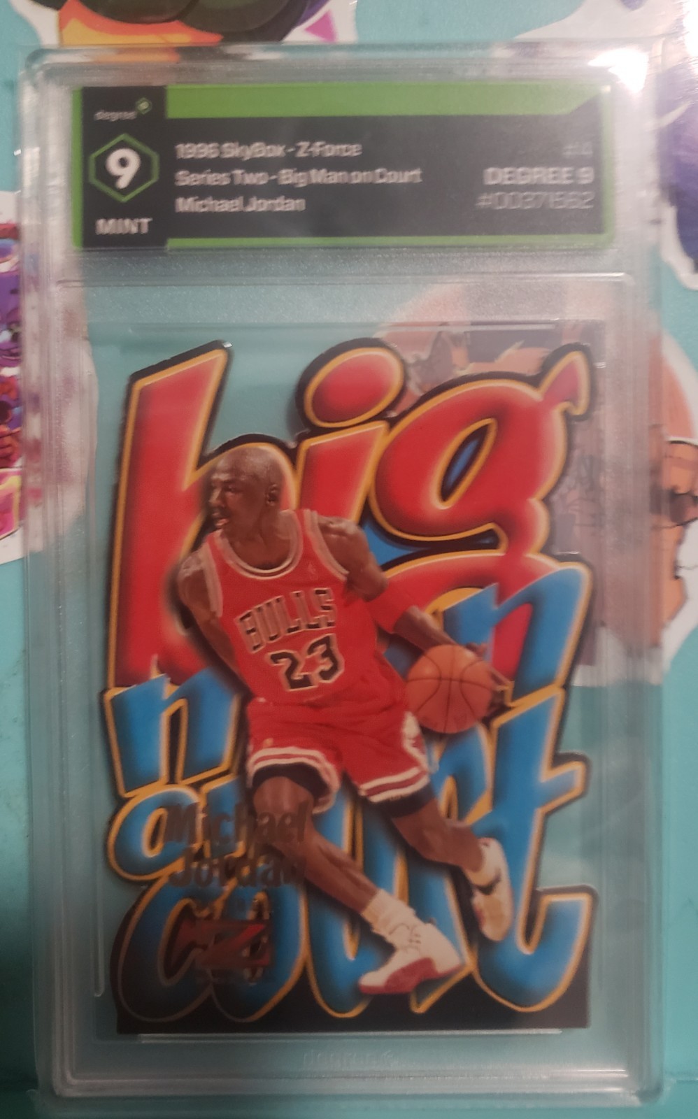 Michael Jordan 1996 Skybox Z-Force #4 Big Man on Court Price Guide