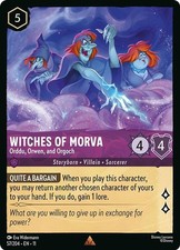 Lorcana TCG - [11-57/204 Rare NM] Witches of Morva - Orddu, Orwen, and Orgoch...