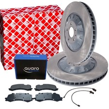 QUARO CERAMIC Beläge FEBI ZWEITEILIG Bremsscheiben 400mm Vorne für AUDI S6 SQ7