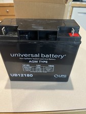 Universal Battery UB12180 12V 18AH