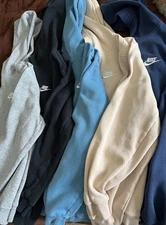 Nike Youth Boys Size XL Lot of 5 Hoodies Multi Color  Excellent Condition