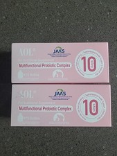 2 X 10 Pack AOL JAAS Multifunction Probiotic Complex Dogs Cats 06/2027