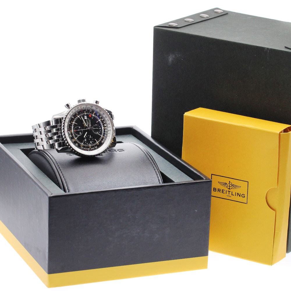 BREITLING Navitimer World A24322 Chronograph GMT … - image 2