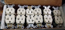 LOT OF 12 LEVITON HEAVY DUTY 20A 125V DUPLEX RECEPTACLES PRO GRADE. NEW