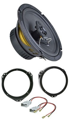 Ground Zero 2-Wege 120Watt 16,5cm Lautsprecher für Honda Jazz 02-08 Fronttür Aut