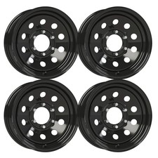(Juego-4) Llantas Vision JG70 16X6 6x139,7/6x5,5 0 mm negras llantas 16 pulgadas