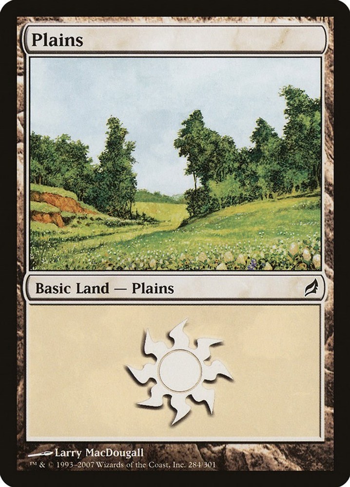 Plains Lorwyn Foil MTG 284 MP