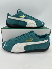 Puma Speedcat OG Men's Size 9 Blue White Black Suede Athletic Shoes 398846 67