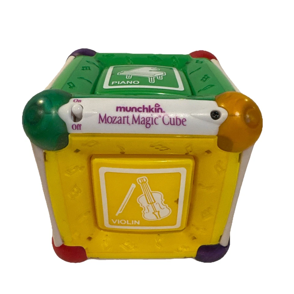 MUNCHKIN Mozart Cubo Mágico Orquesta Sinfónica Música Bebé Niño Luces Juguete Foto 4 de 4