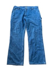 Carhartt Carpenter Jeans Mens 38x30 Relax Fit Denim Straight Rugged Work