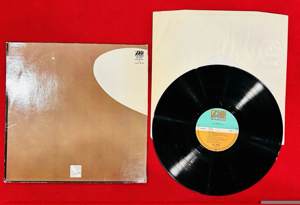 1972 LED ZEPPELIN RARE France Import LP Atlantic Gatefold Beautiful! Oui Oui! - Image 2 of 4