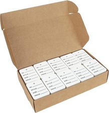1000 etiquetas de precio, etiquetas de papel blancas de 1,94" x 1,38" para ropa.