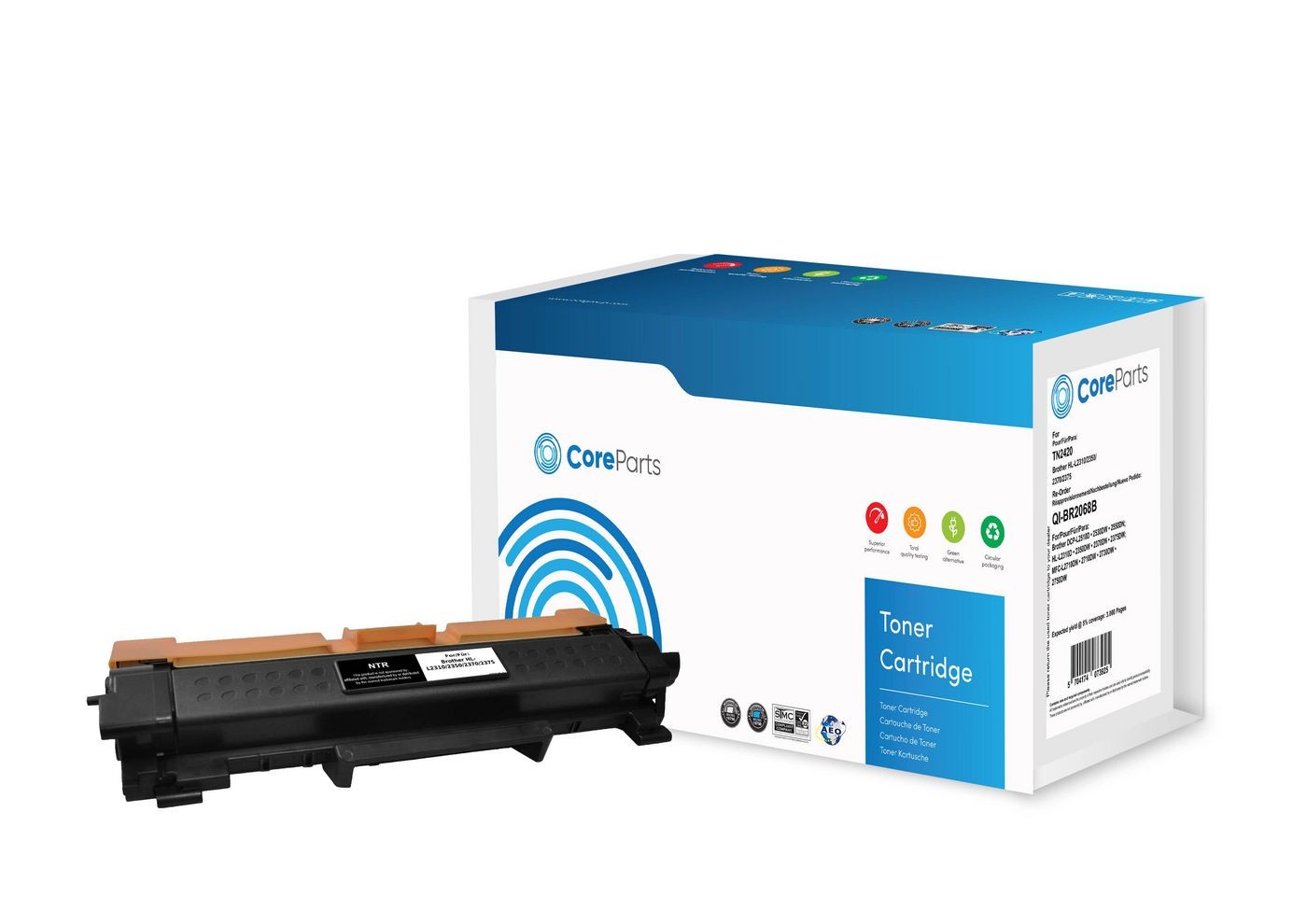 CoreParts W125754273 Toner Black TN2420-HY-NTR