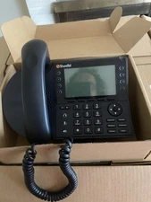 Lot of Ten Mitel IP480 VoIP System IP Phones with Stands