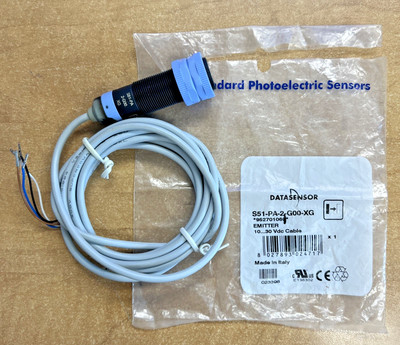 Datasensor S51-PA-2-G00-XG Photoelectric Sensor  *New in Open Bag*