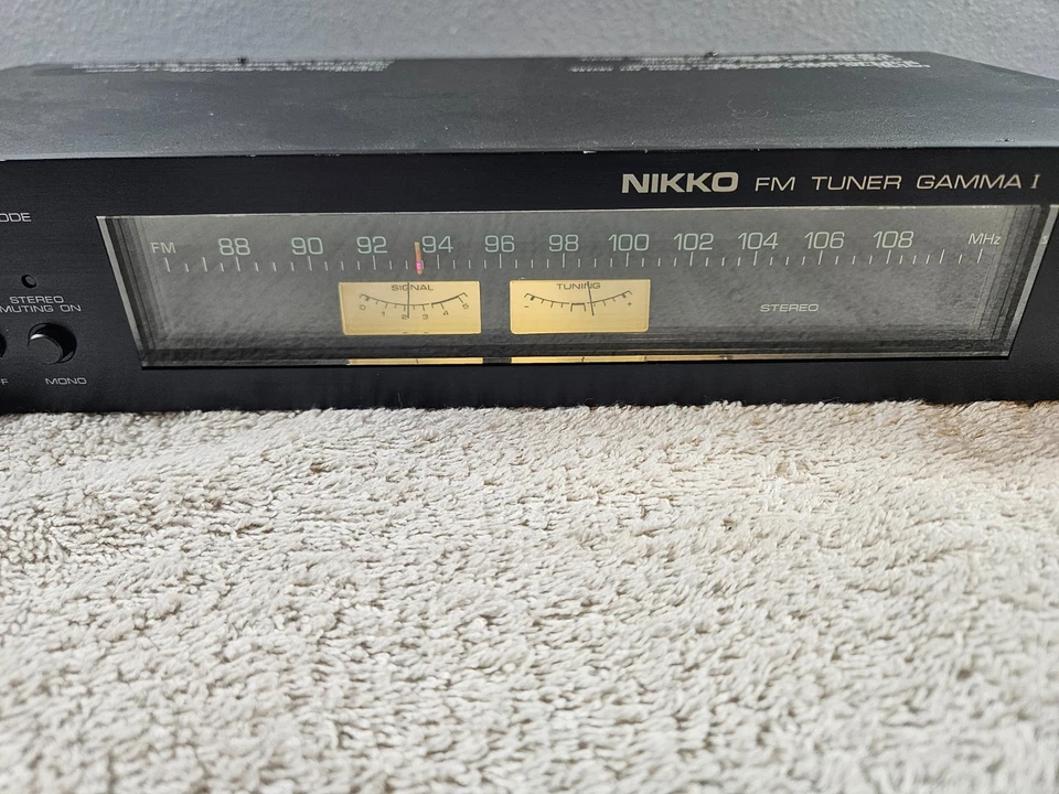 Nikko Gamma 1 Tuner- Tested. Works great. Free Shipping - image 2 of 4