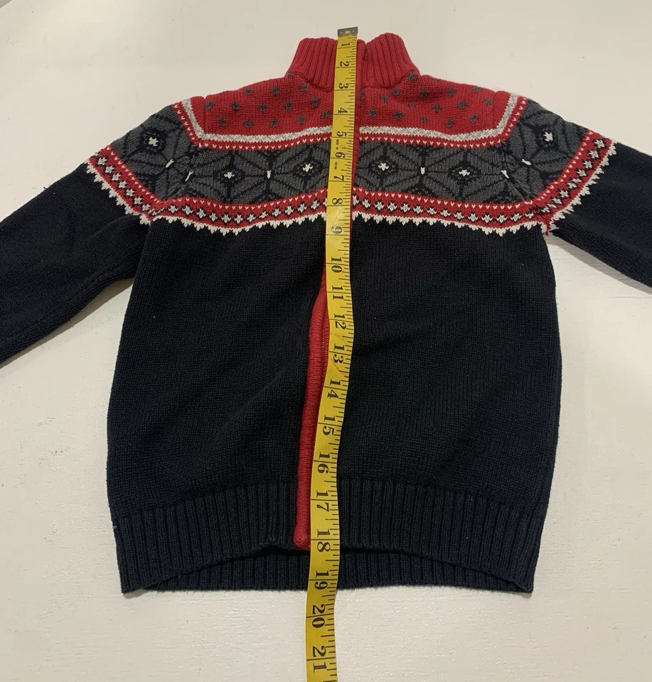 Boys Zip Up Sweatshirt Kids Size 6 Nice Greendog - Image 4 of 4