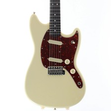 Used Fender Char Mustang Olympic Electric Guitar White 2