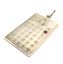 Edler 925 Silber Anhänger Sternzeichen Skorpion Schmuckstein Geburtstag 28.10.