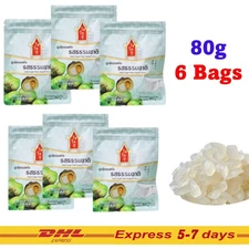 6x Dried Sugar Palm Seeds ORIGINAL FLAVOR Thai Snack 80 g, 2.8 oz