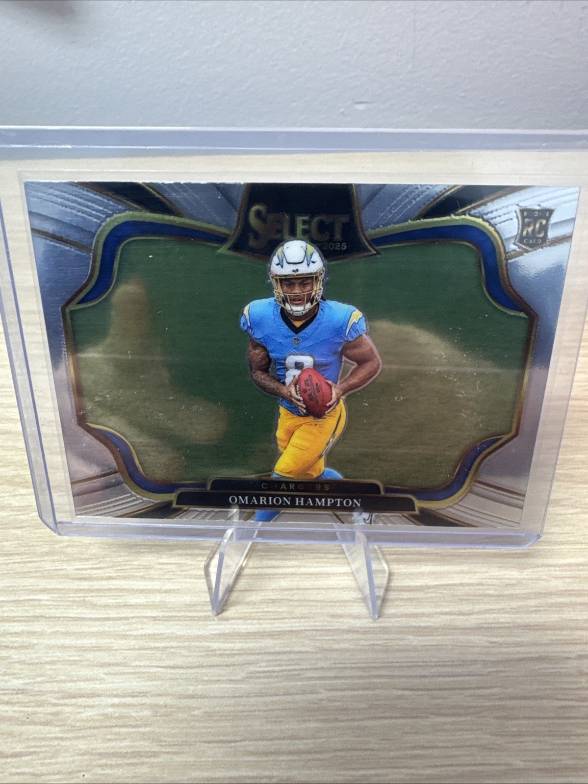 2025 Panini Select Football Omarion Hampton Rookie #402 Chargers Field Level