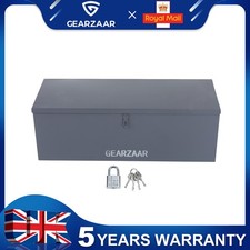 Protable Steel Tool Box Van Truck Garage Vault Site Security Chest New 1x UK
