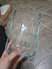 Pyrex Loaf Clear 1.1L Baking Pan #7214 In EXCELLENT SHAPE